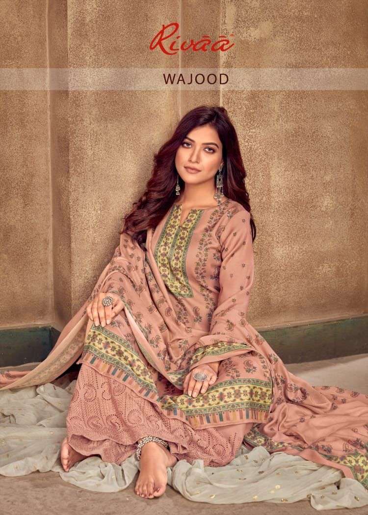 Rivaa exports wajood digital printed heavy pashmina dress ma...