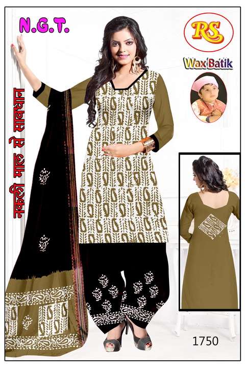 RS NGT Wax Batik Series-2 Printed Cotton Dress Material Coll...
