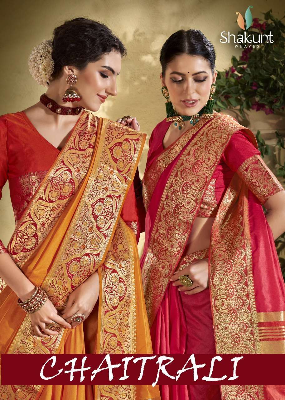 Shakunt weaves chaitrali traditional art silk sarees collect...