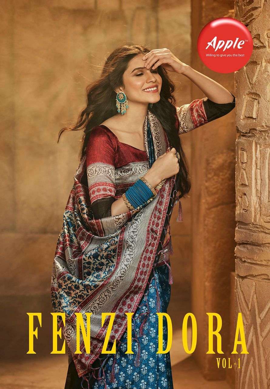 Apple fenzi dora vol 1 Traditional silk sarees collection su...