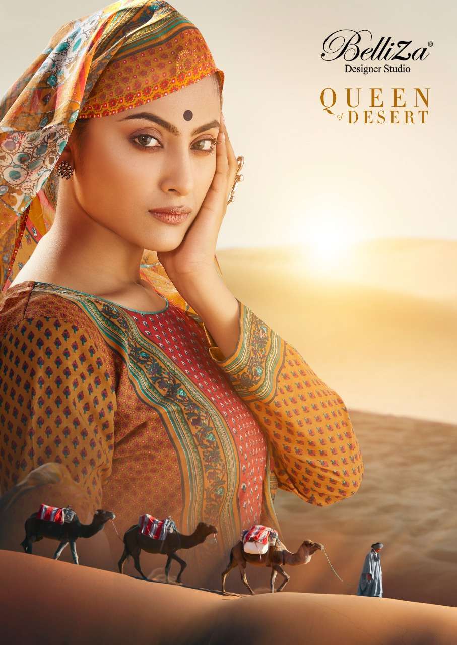 Belliza designer studio queen of desert Pure Premium Cotton ...