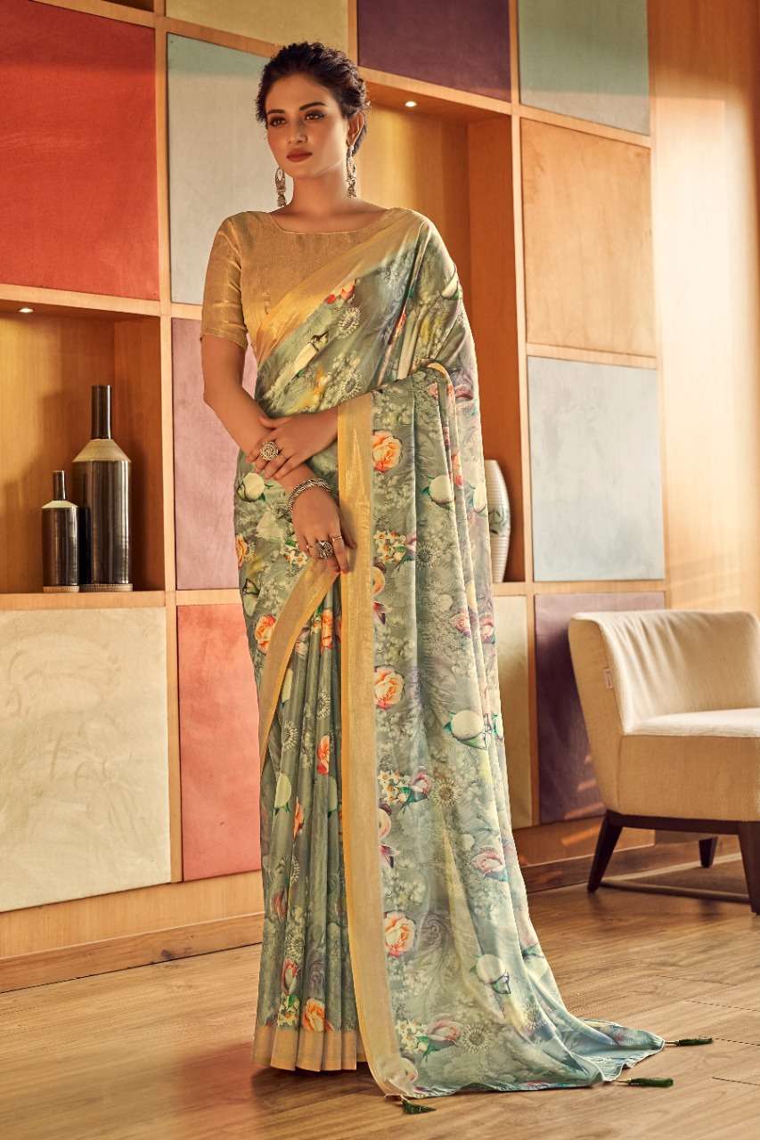 Bholi silk with fancy party wear saree collection