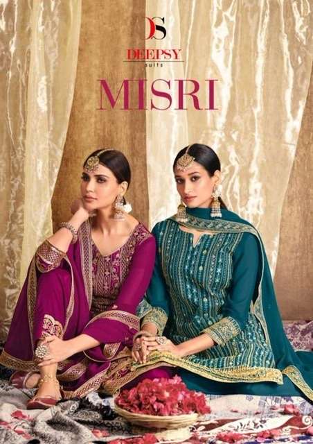 Deepsy Suit Misri Real Georgette With Tilla Work Embroidery ...