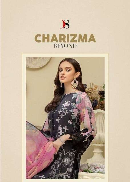 Deepsy suits Charizma Beyond printed cotton with embroidery ...