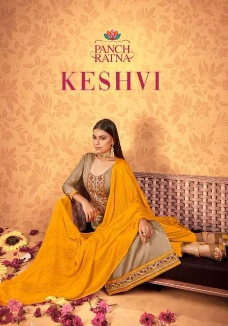Kessi fabrics Panch Ratna Keshvi Jam Silk With Fancy Coding ...