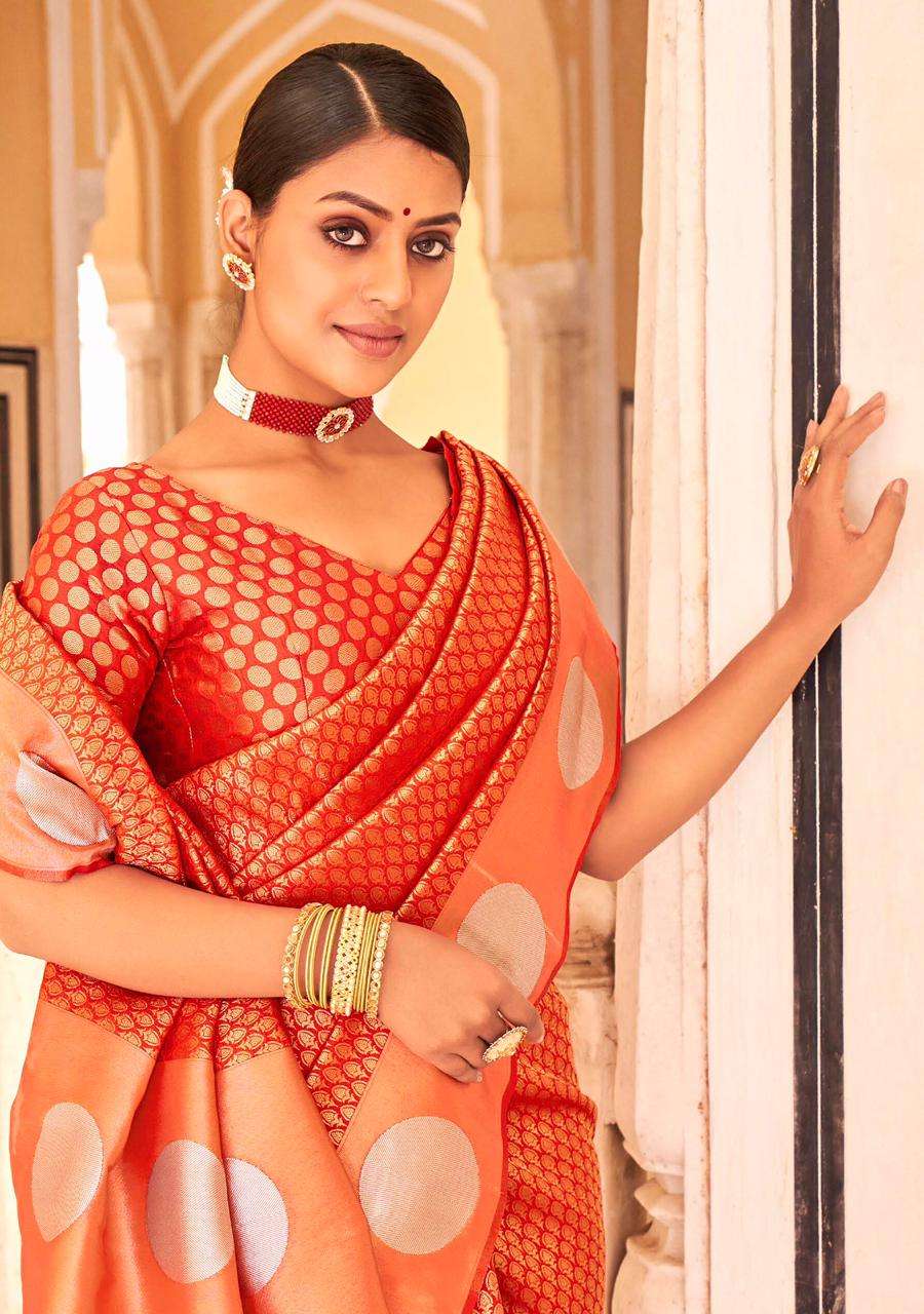 Lt fabric Aura Soft Silk With Zari Weaving Saree Collection