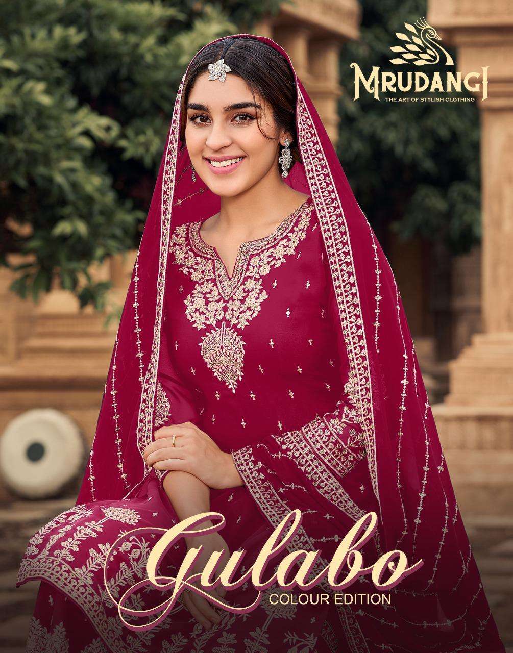 Mrudangi Gulabo 2010 Colors Heavy Faux Georgette With Embroi...