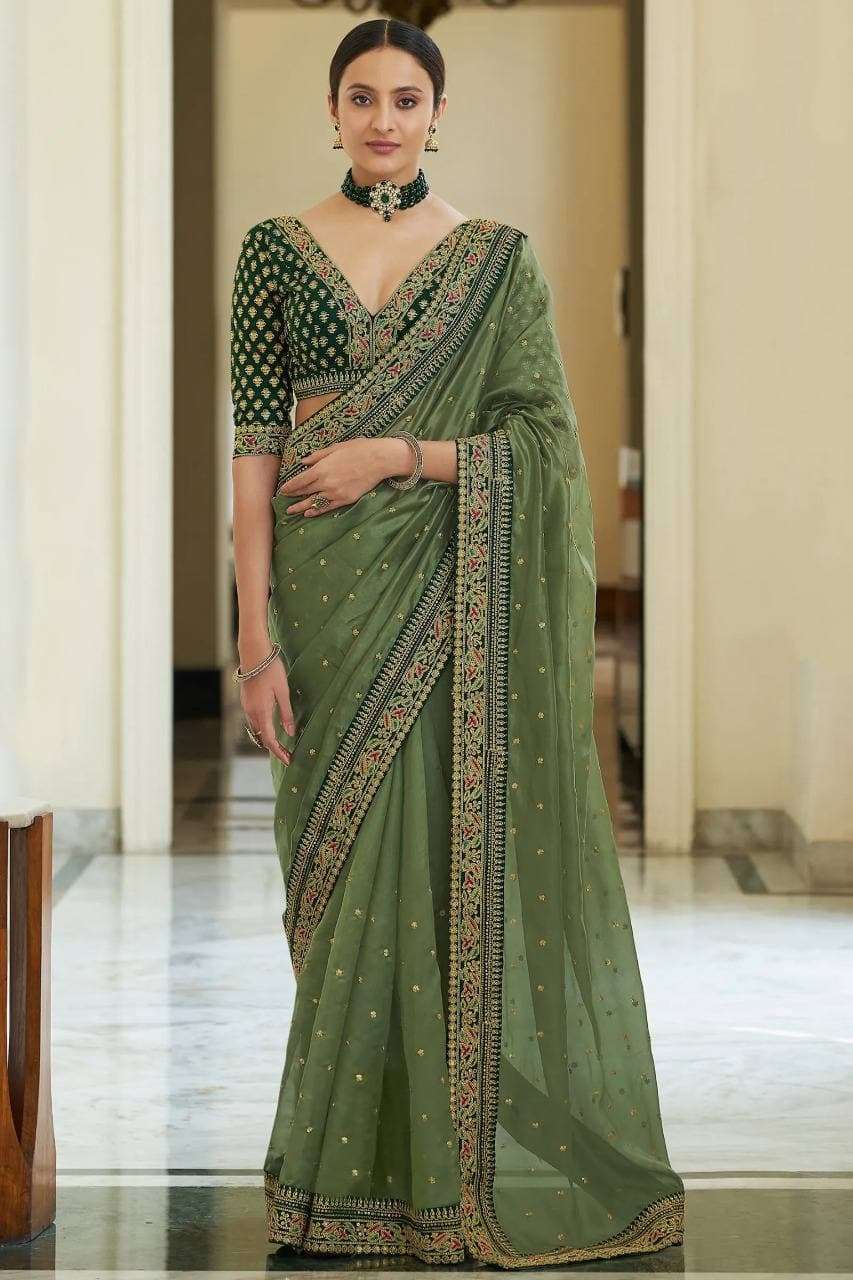 Niharika Latest Designer Chanderi Cotton Silk with Heavy Emb...