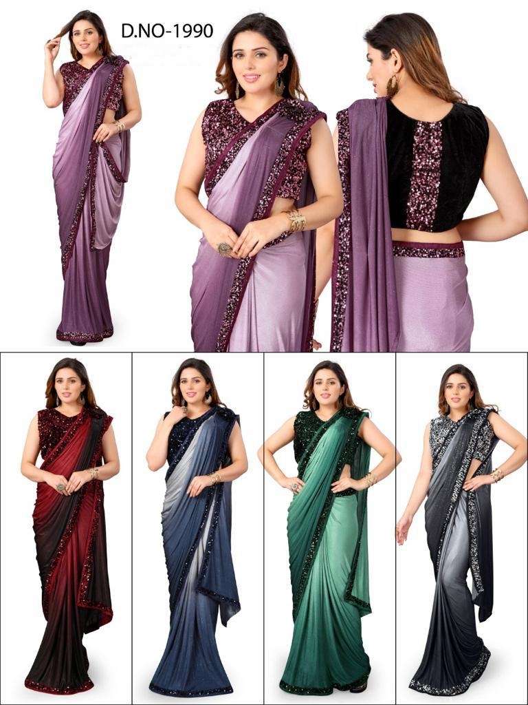 PARTY WEAR READYMADE SAREES FOR WEDDING AT WHOLESALE RATES