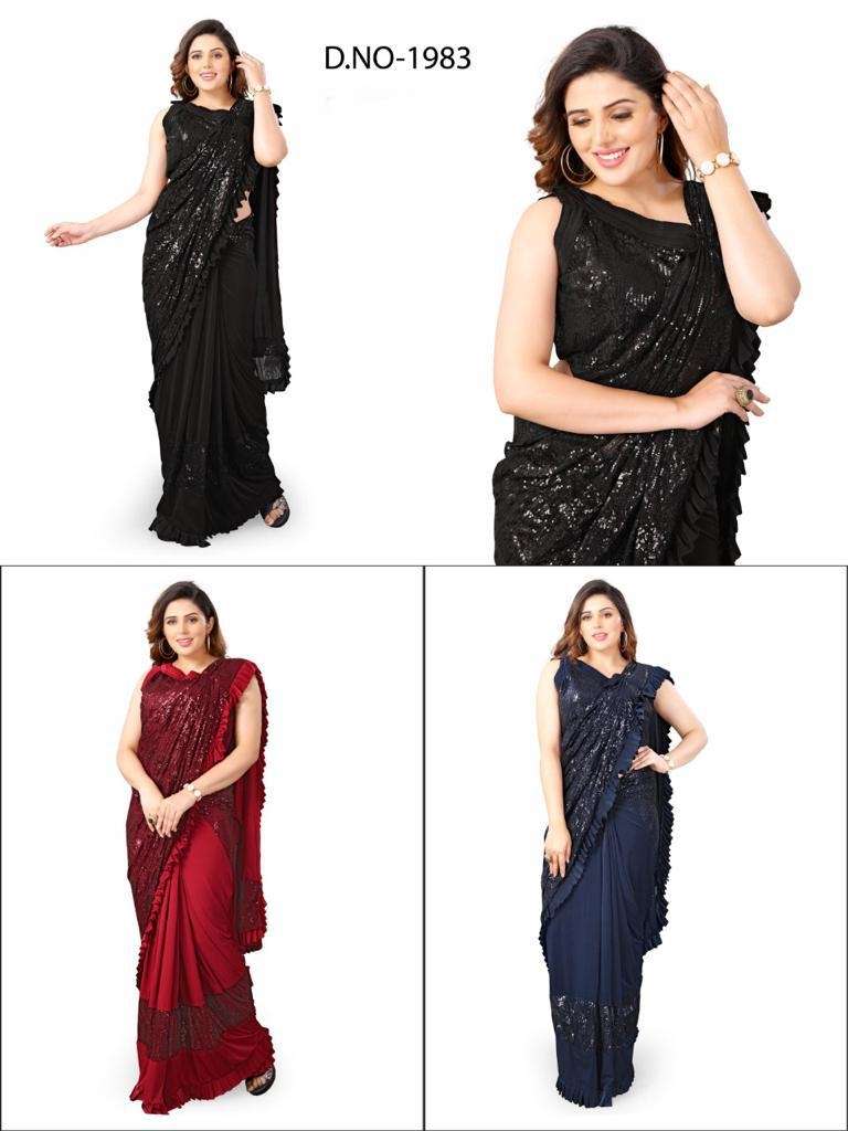 PRE STITCHED SAREES FOR WEDDING AND FESTIVE OCCASIONS AT WHO...