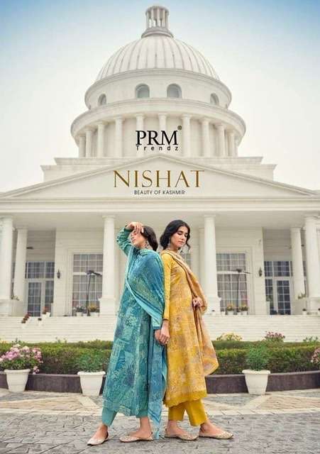 PRM Trends Nishat Pure Jam Cotton With Fancy Scalping Work W...