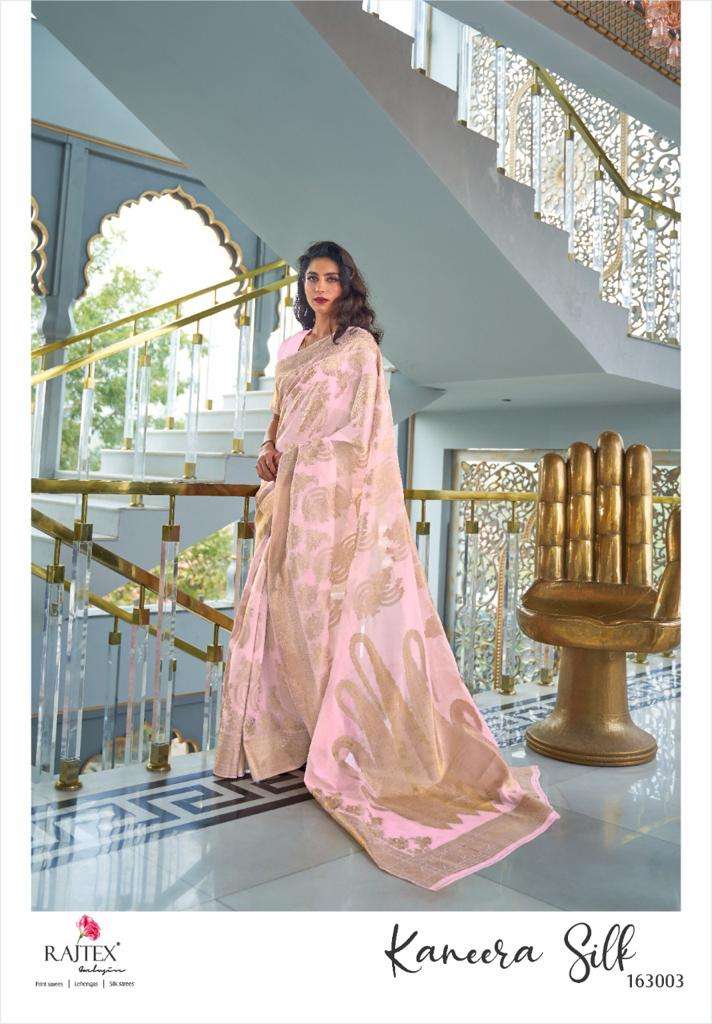 Rajtex Kaneera Silk Pure Linen Weaving Designer Sarees Colle...