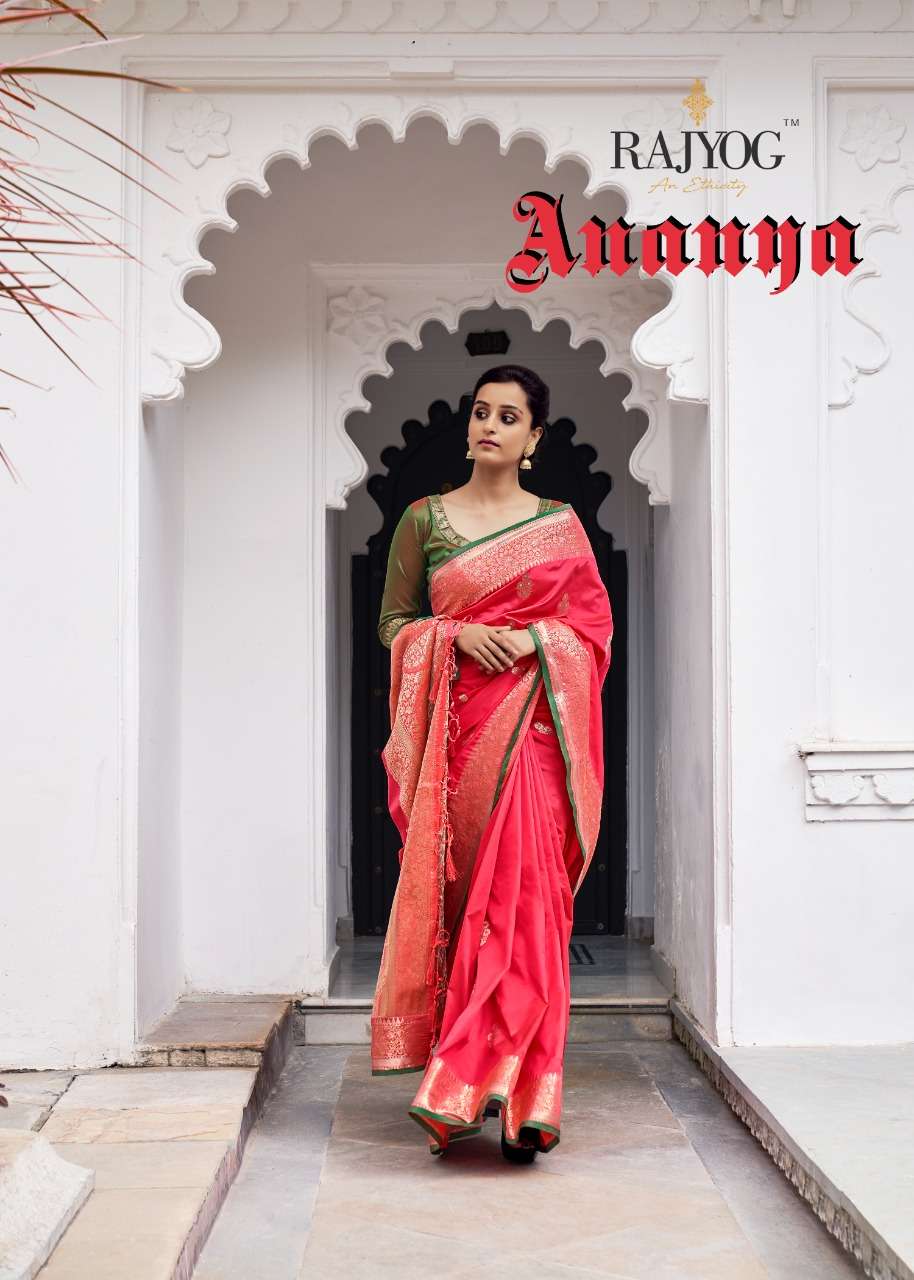 Rajyog Ananya Silk With Weaving Design Saree Collection at w...