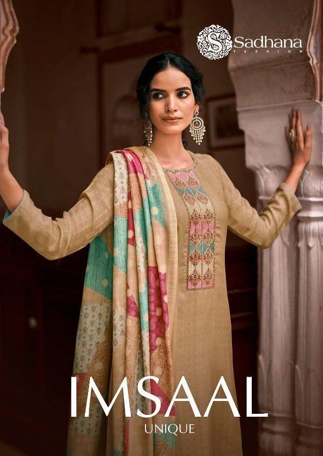 Sadhana Fashion Imsaal Pure Jam Silk Digital Print With Fanc...