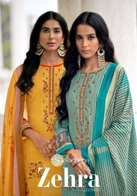 Sadhana fashion zehra Pure Jam Silk Digital Print With Fancy...