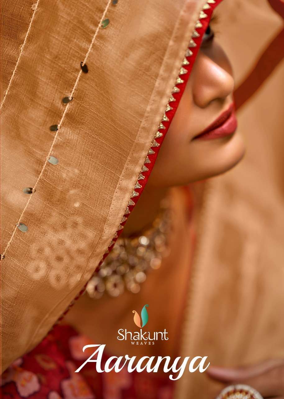 Shakunt weaves aaranya organza sarees collection at Wholesal...