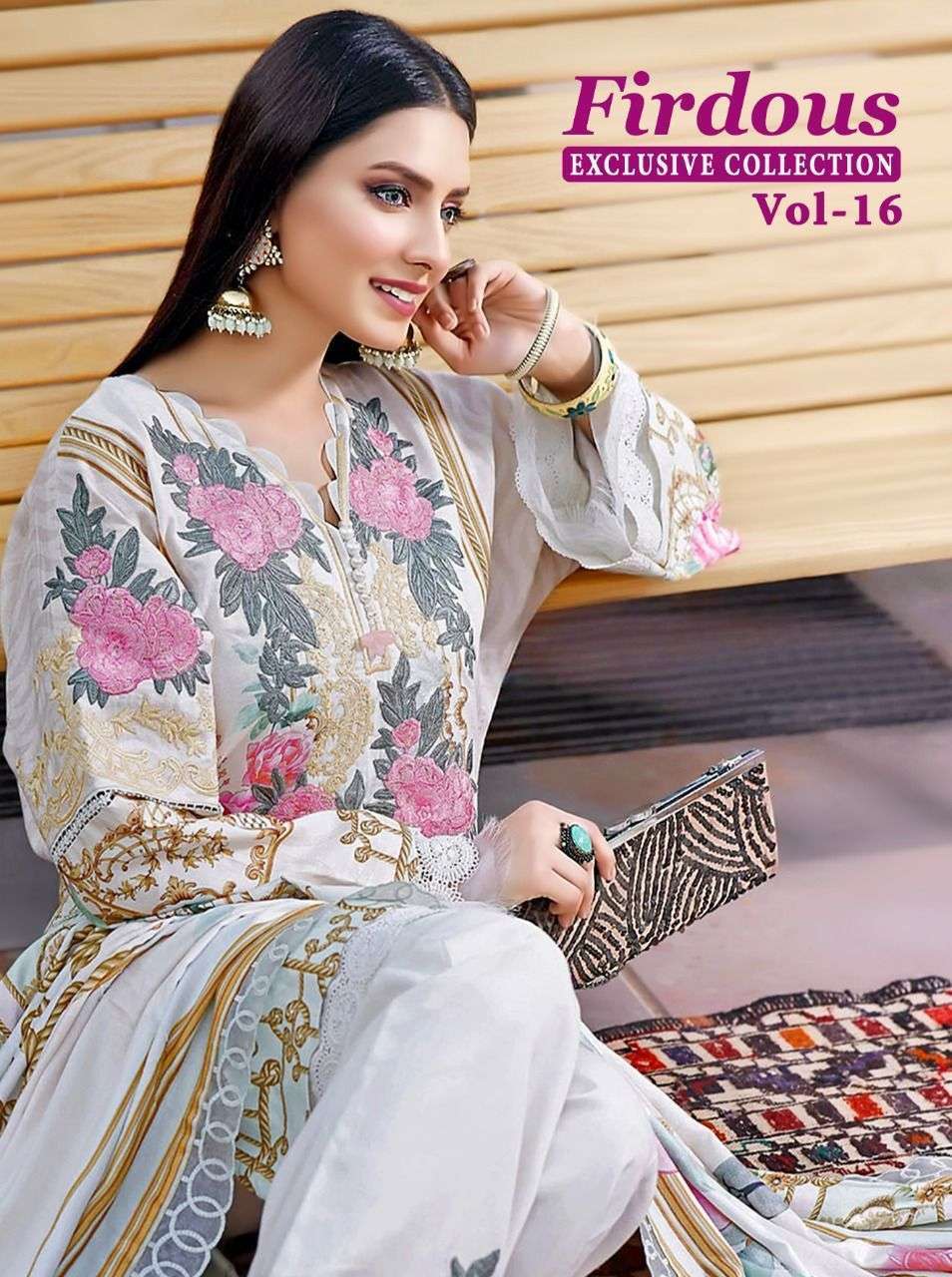 Shree fabs firdous exclusive collection vol 16 Printed lawn ...