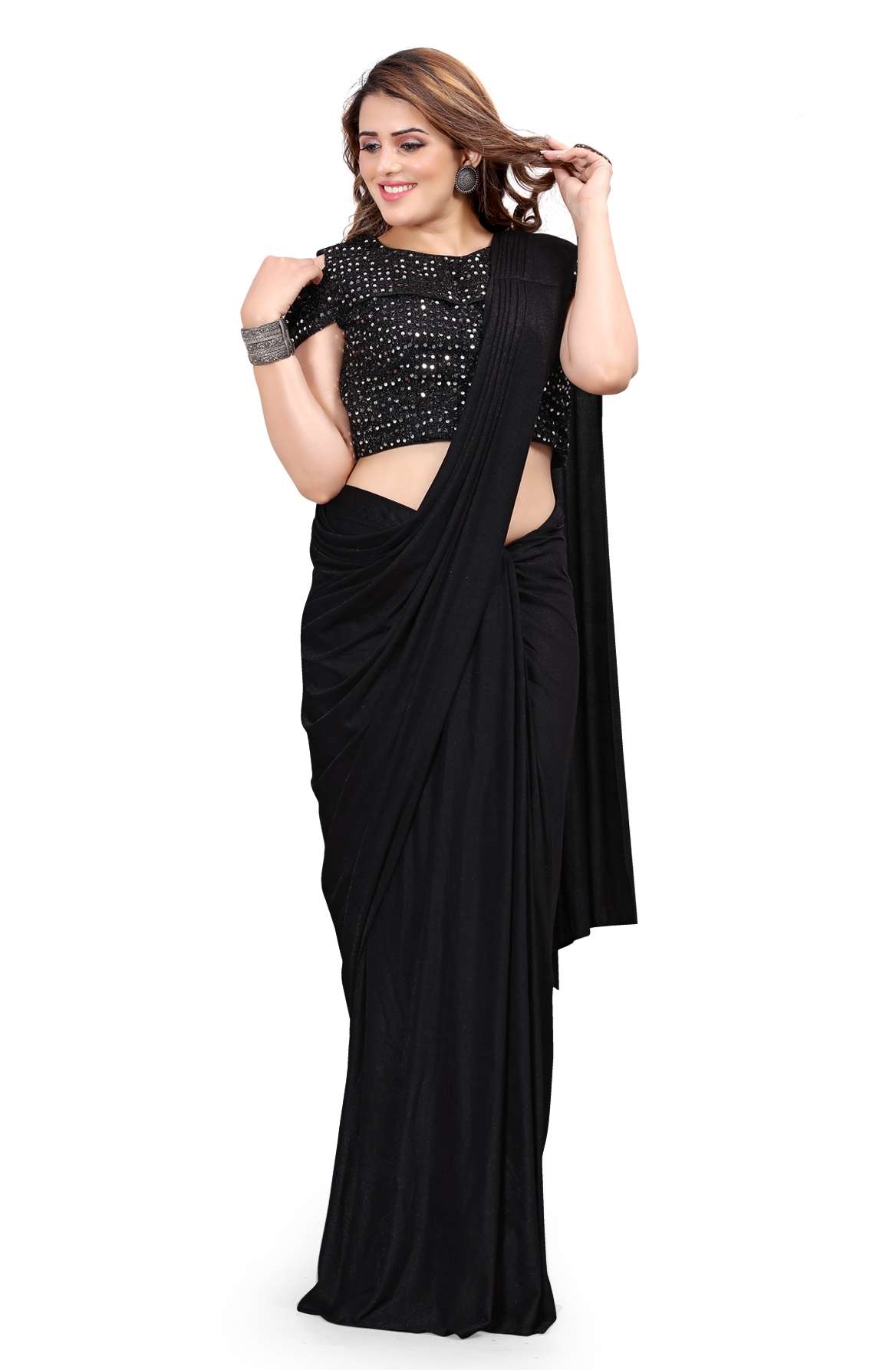 STYLISH PARTY WEAR READY MADE SAREES COLLECTION ONLINE
