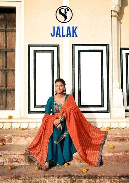 Sweety fashion Jalak Pure Parampara Silk With Fancy Embroide...