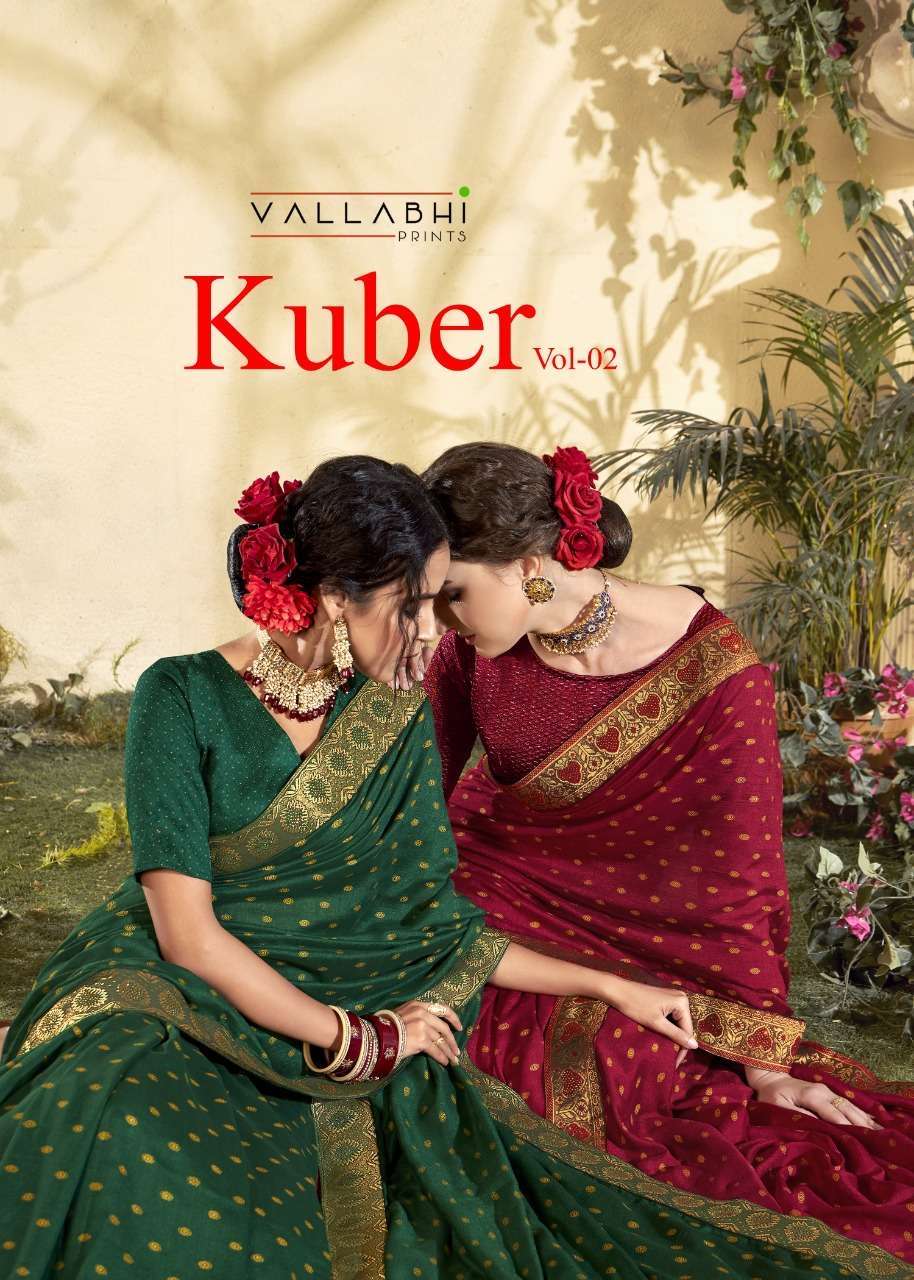 Triveni Vallabhi prints Kuber Vol 2 vichitra silk sarees at ...
