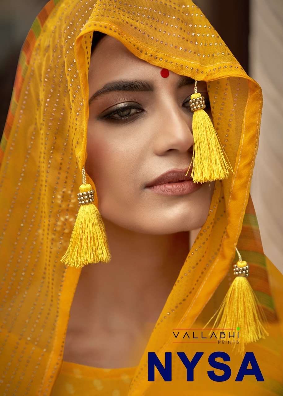 Vallabhi prints nysa printed georgette sarees collection at ...