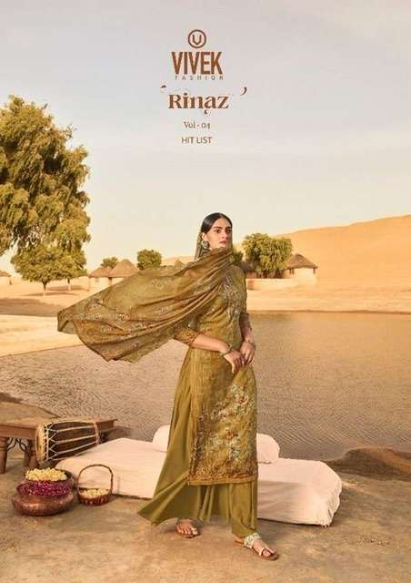 VIvek Fashion Rinaz Vol 4 Hitlist Digital printed cotton wit...