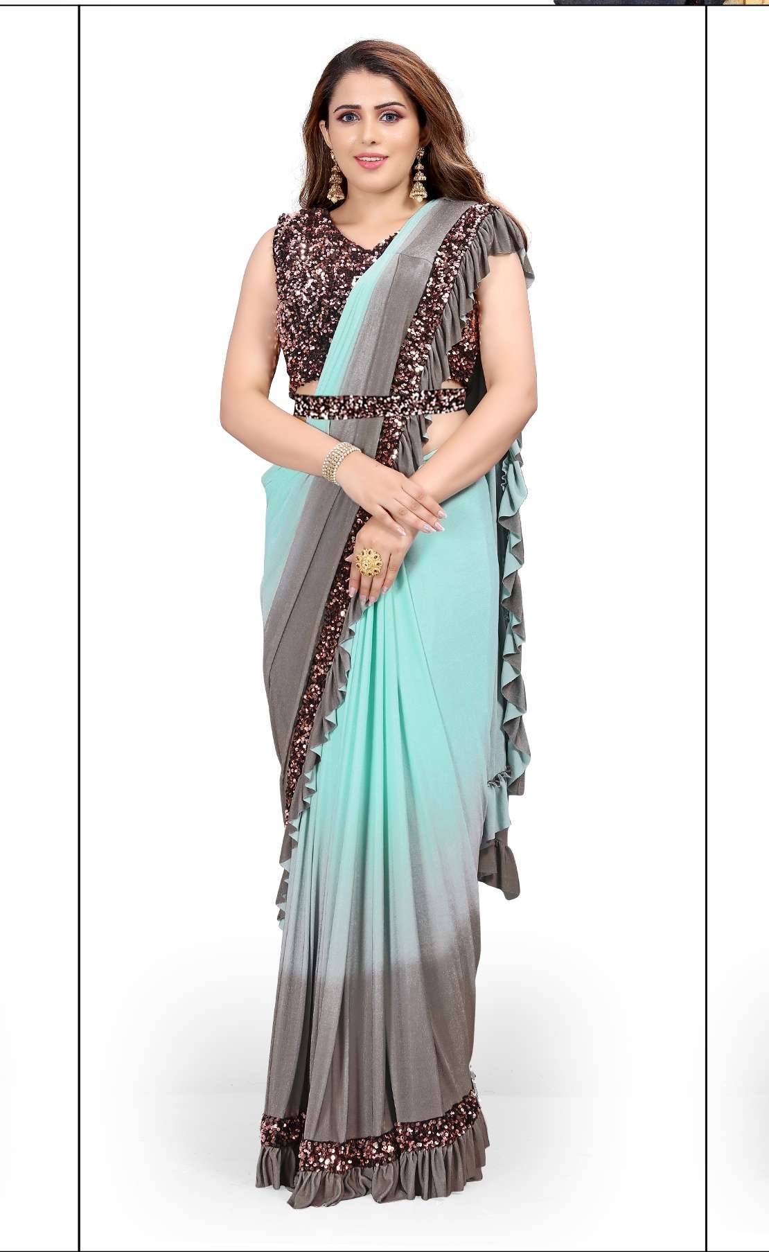1 Minut Party Wear Saree Collection 
