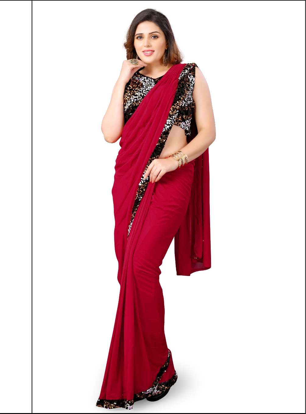 1 Minut Ready To Wear Saree online At Best Rate