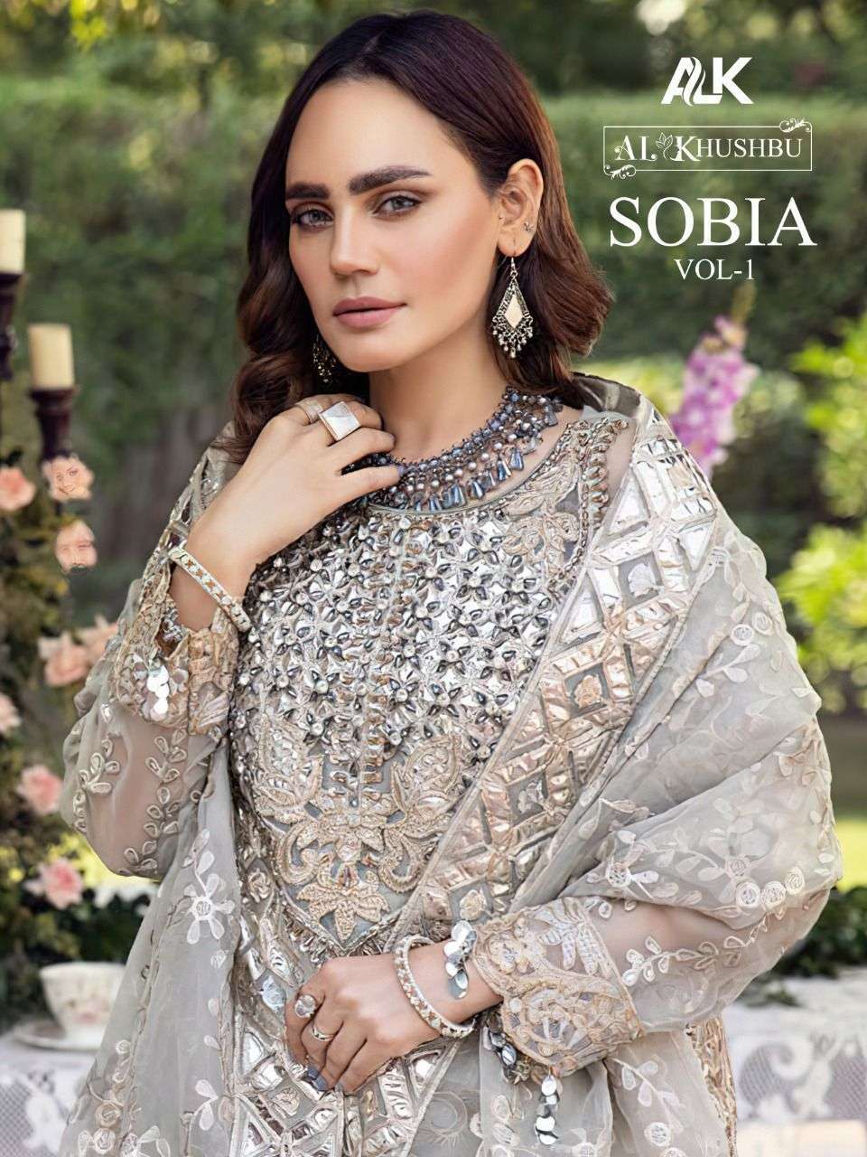 Al Khushbu Sobia Vol 1 Georgette with heavy embroidery work ...
