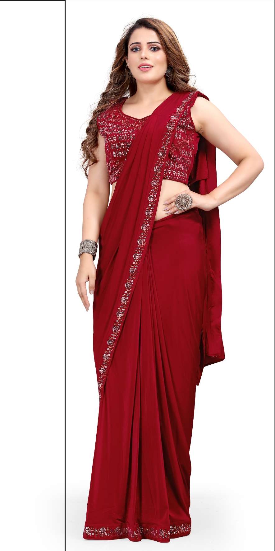 ATTRACTIVE PARTY WEAR READY TO WEAR SAREE COLLECTION