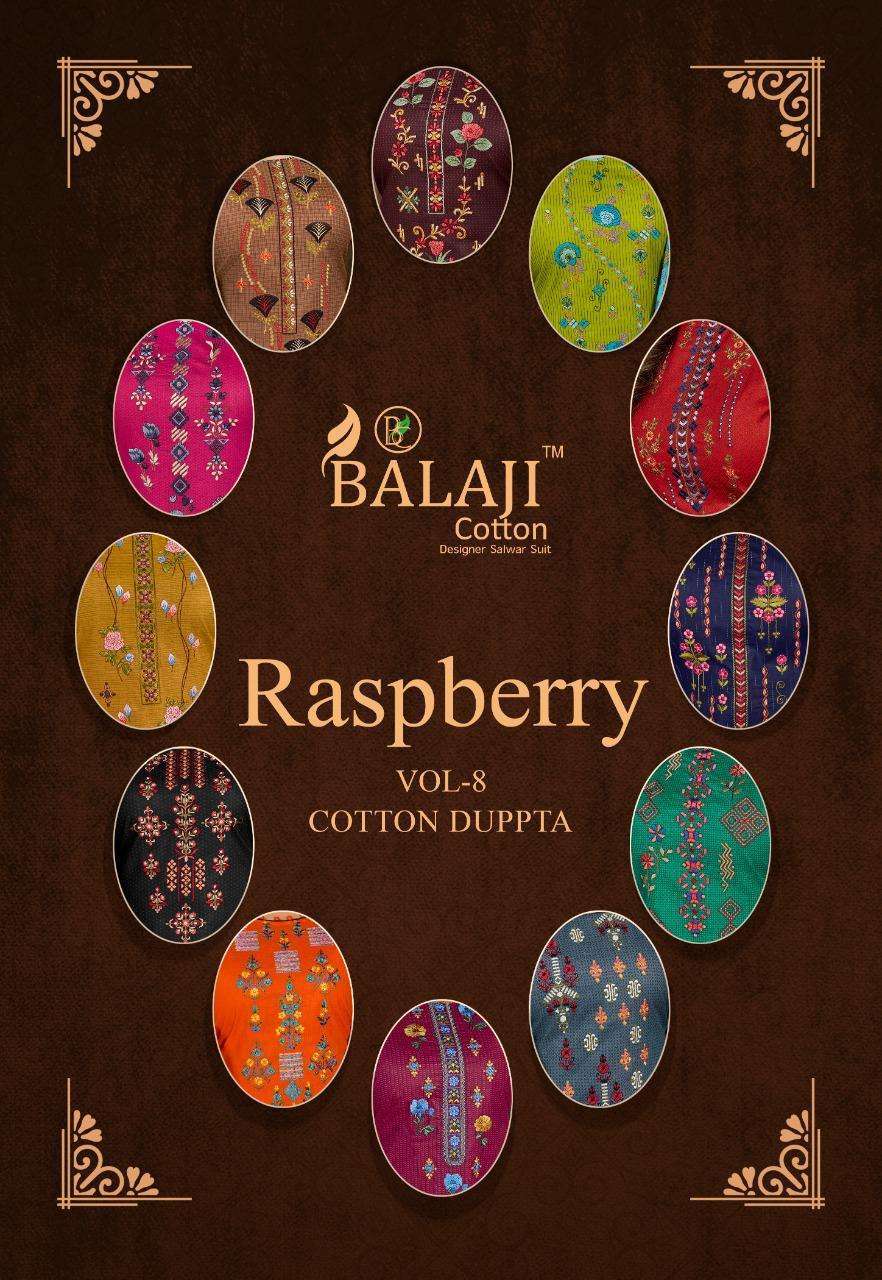 Balaji Cotton Raspberry Vol 8 Printed cotton dress material ...