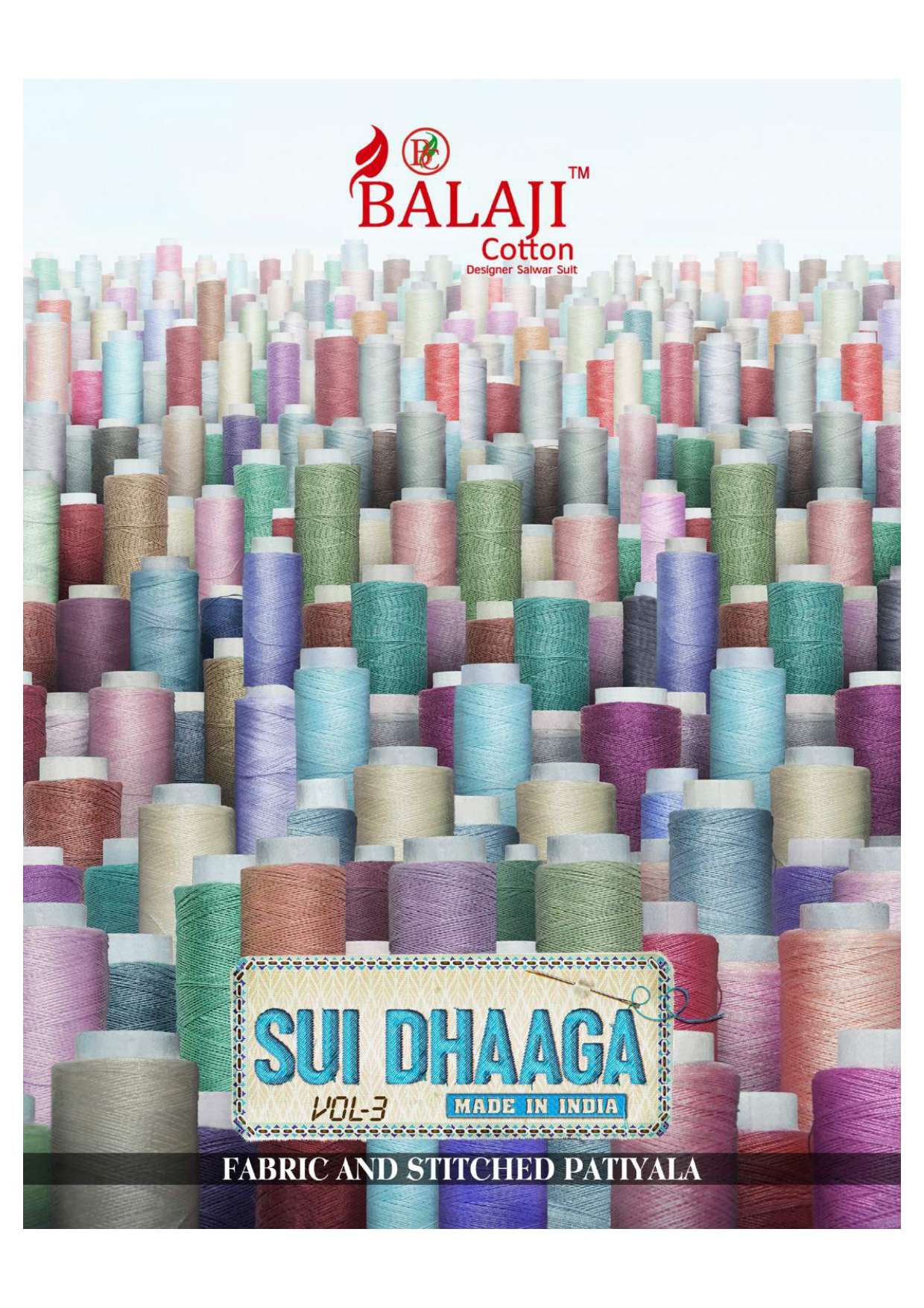 Balaji Sui Dhaga Vol 3 Readymade With Lining inner cotton pr...