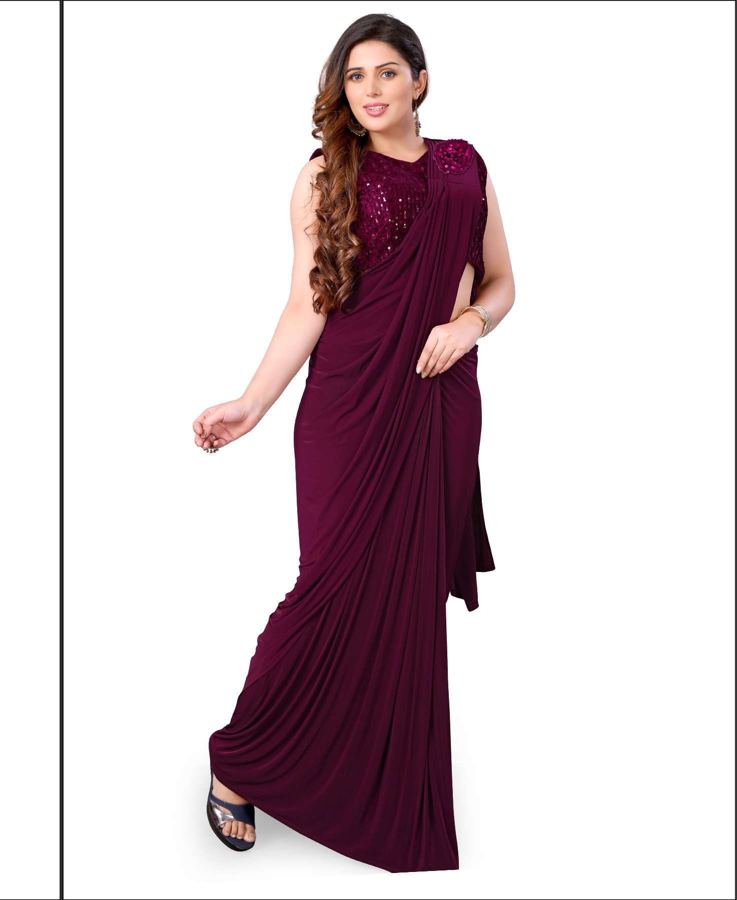 Designer Ready TO Wear saree Online At Best Rate