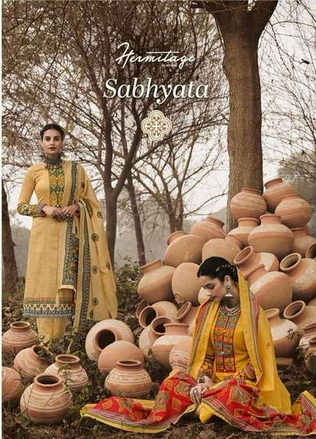 Hermitage Clothing Sabhyata 7001-7008 Series  Digital printe...