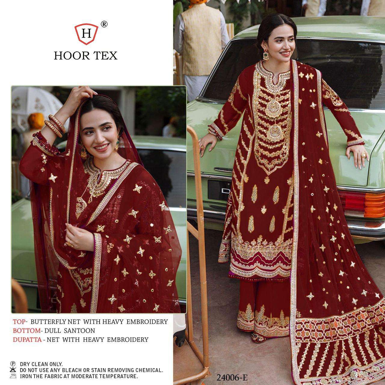 Hoor Tex 24006 Net With Designer Pakistani Suit