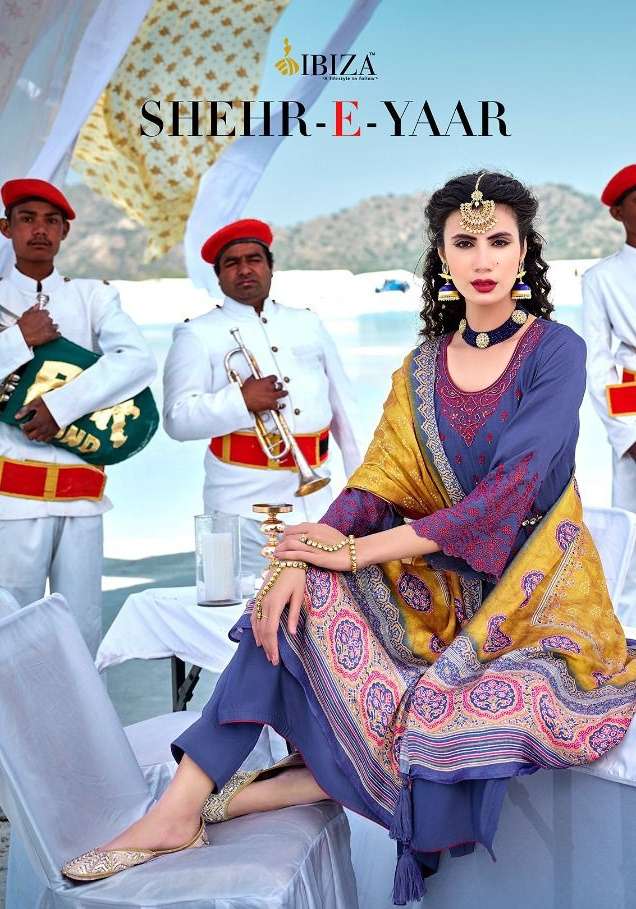 Ibiza Shehr -E-Yaar Silk With Digital Print Pakistani Salwar...