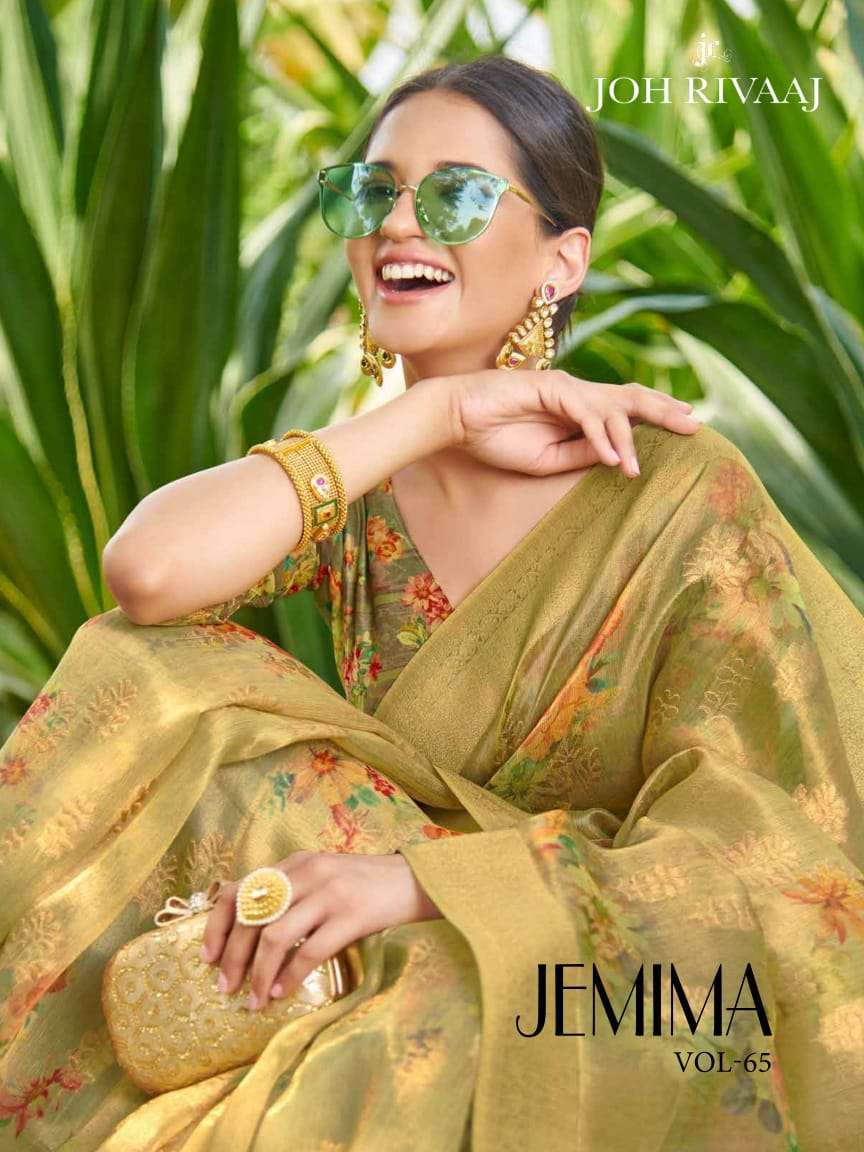 Joh Rivaaj Jemima Silk With Digital Print Fancy Saree collec...