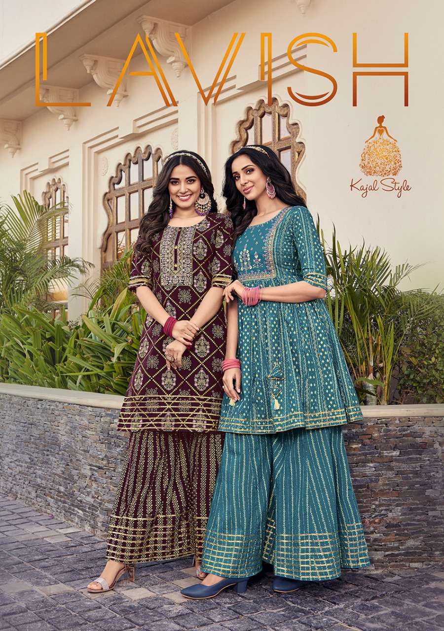 Kajal Style Lavish Vol 1 Cotton With Embroidery Work ready M...