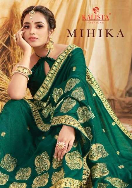 Kalista Mihika Vichitra silk with work sarees collection at ...