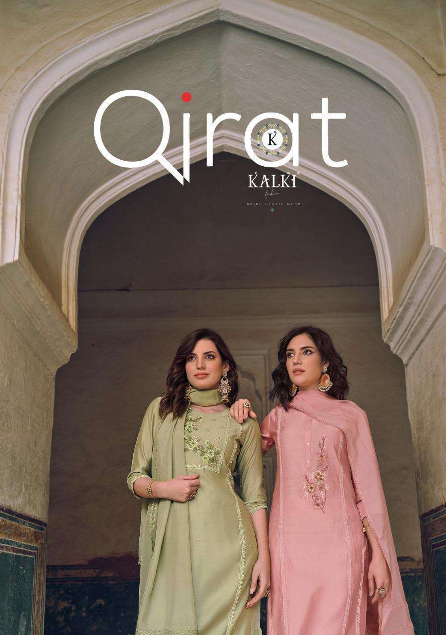Kalki Fashion Qirat Cotton Silk Readymade Salwar kameez Coll...