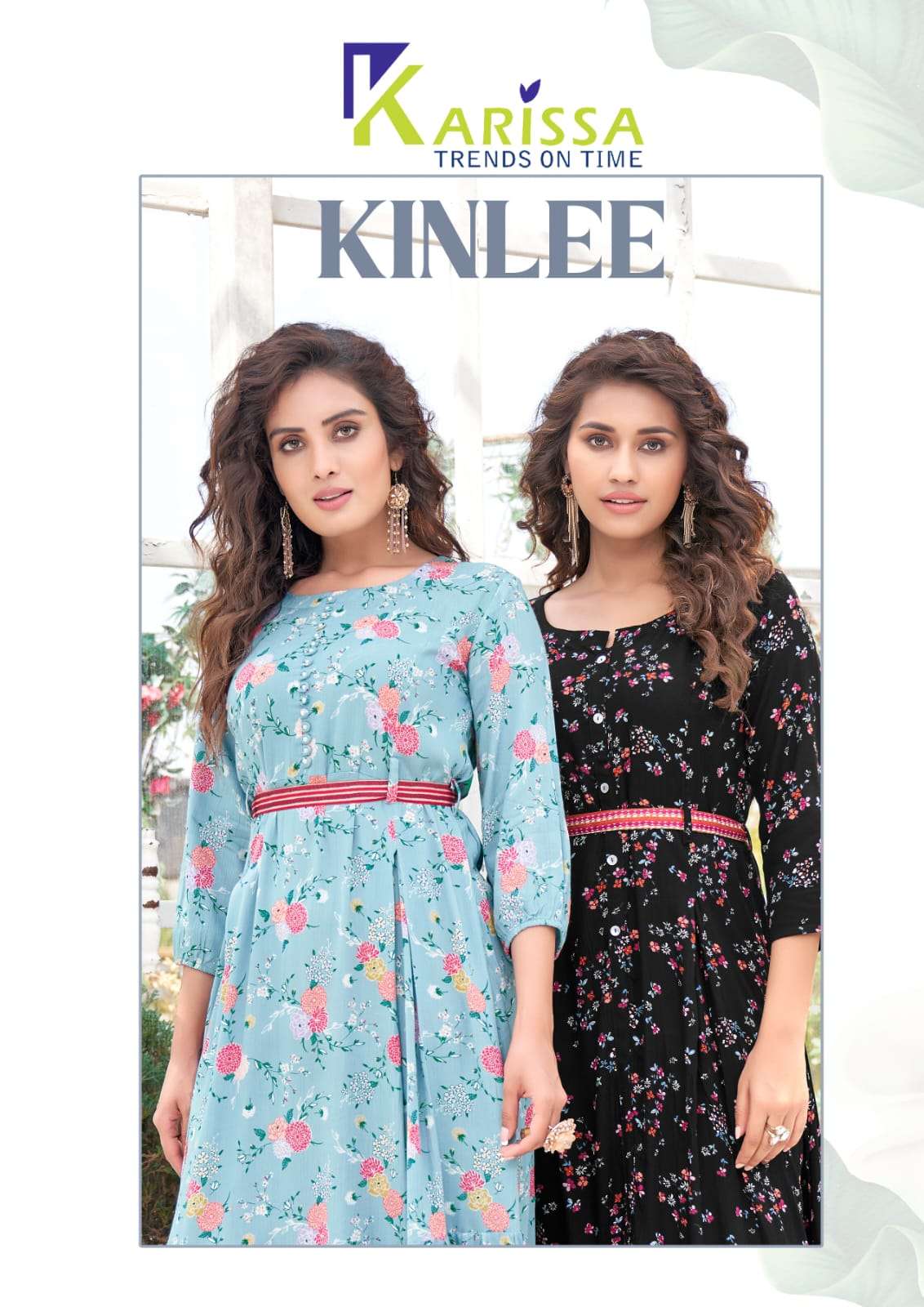 Karissa Kinlee Rayon Cotton With Printed Fancy Kurti Collect...
