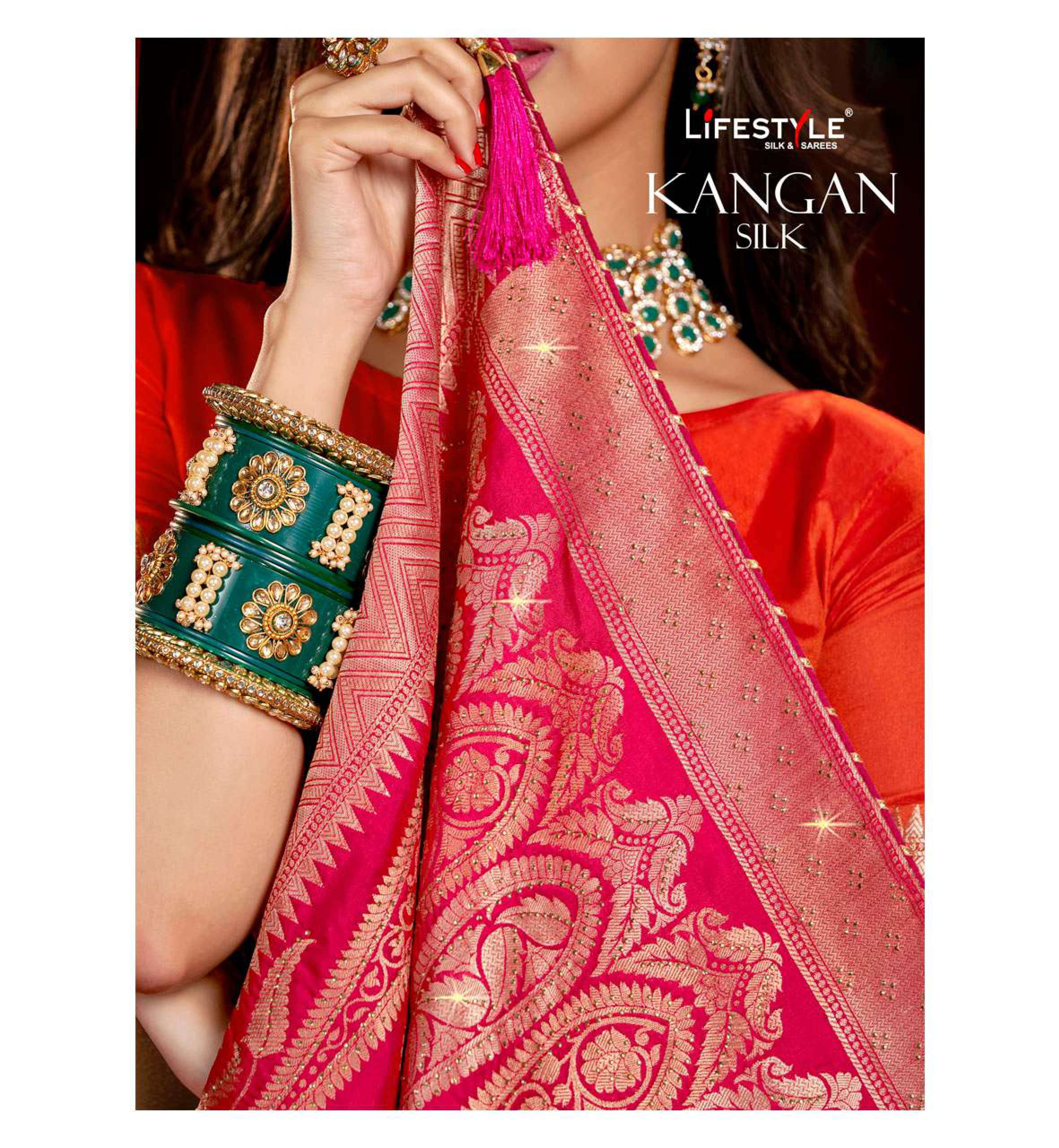 Life style Kangan Silk saree Collection