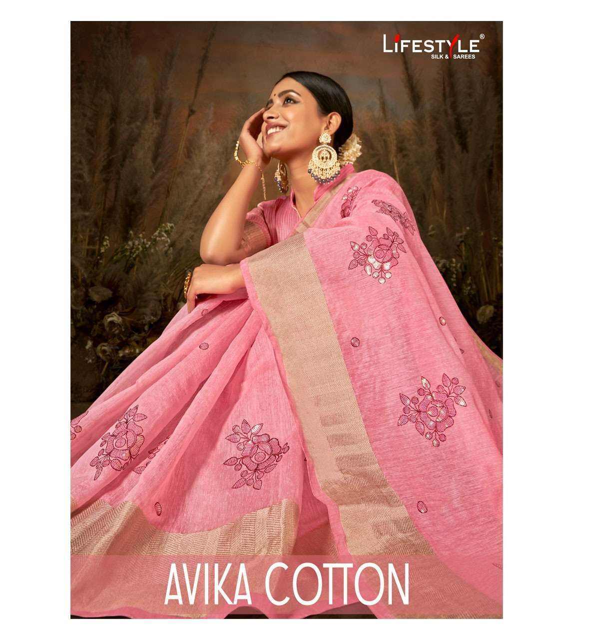 lifestyle Avika Vol 1 Cotton Fancy Saree Collection