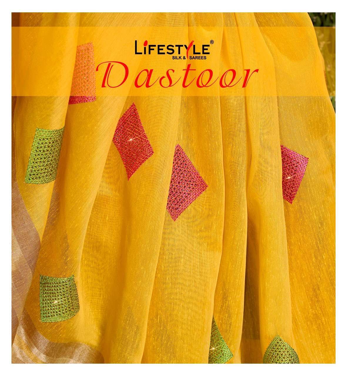 Lifestyle Dastoor Vol 1 Kadambari silk sarees collection sur...