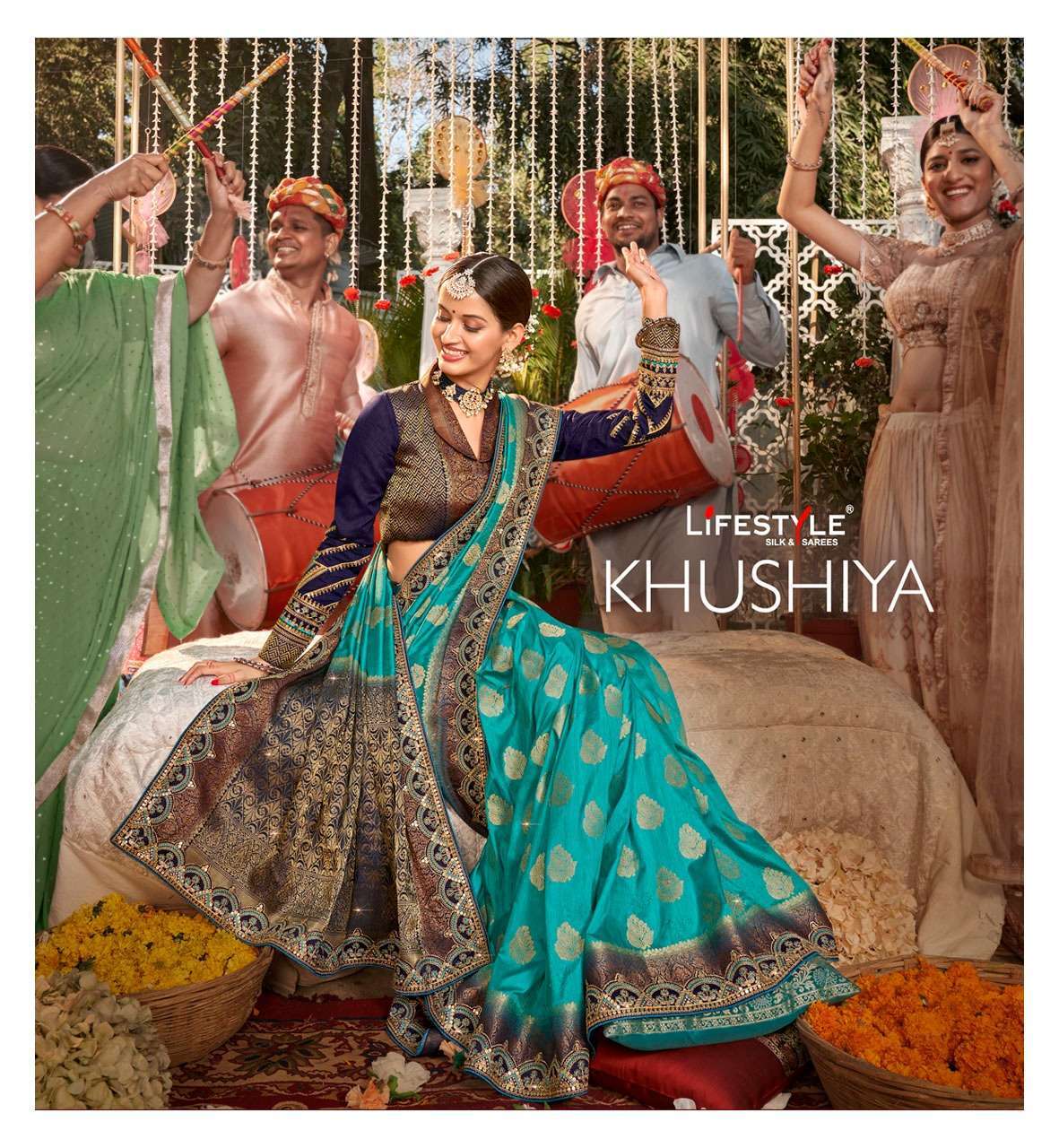 Lifestyle Khushiya Vol 1 Silk With Fancy Saree Collection
