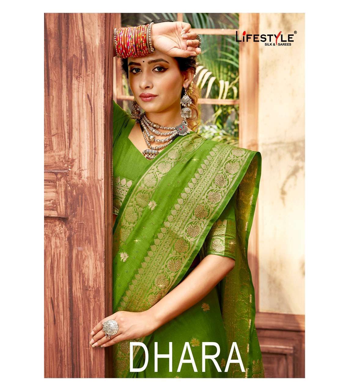 Lifestyle sarees Dhara Nylon georgette sarees collection at ...