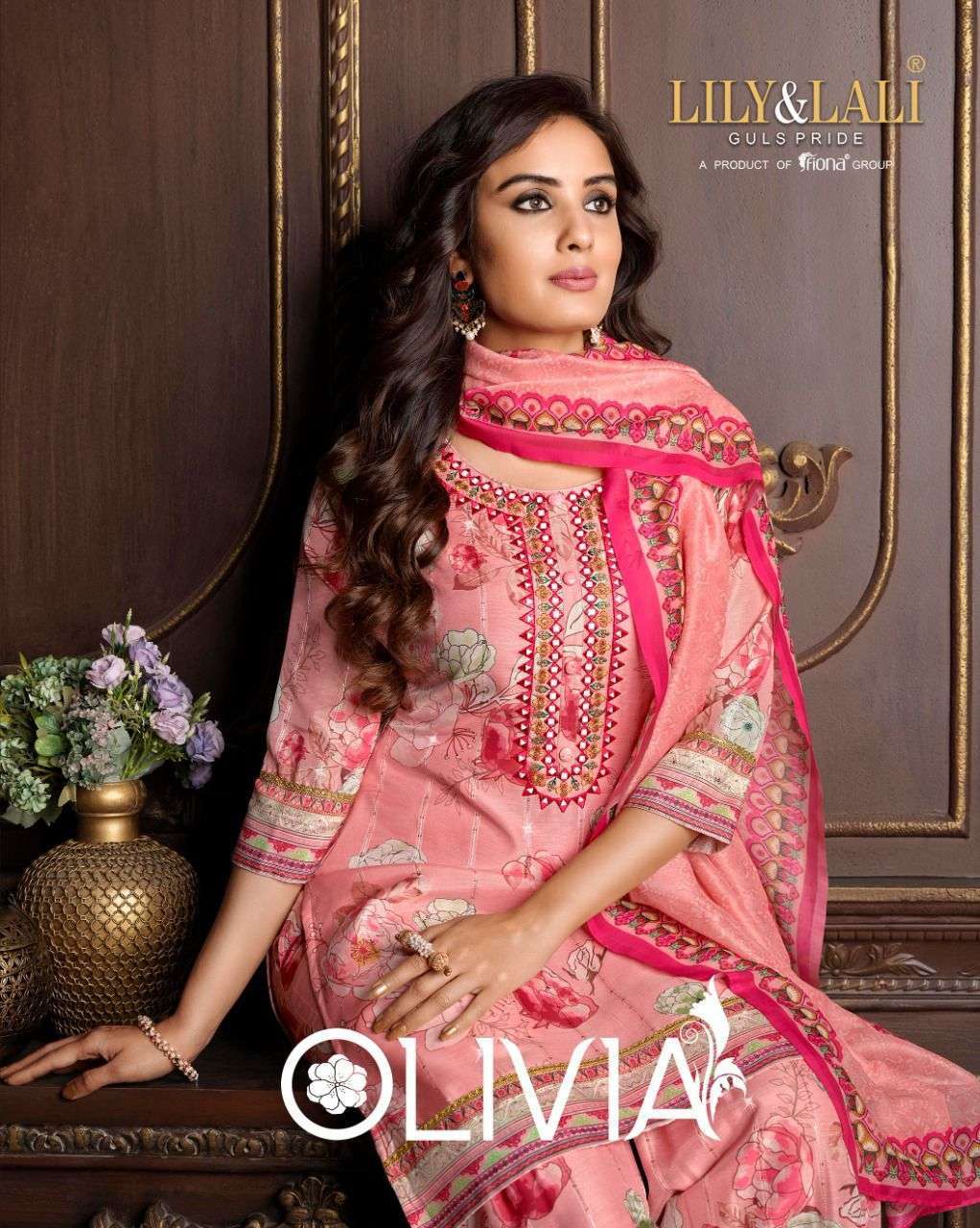 Lily & Lali Olivia Muslin Silk Designer Sharara collection