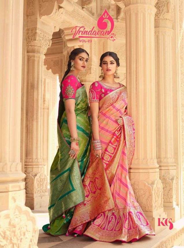 Royal Vrindavan VOl 23 Silk with Wedding Wear Saree Collecti...
