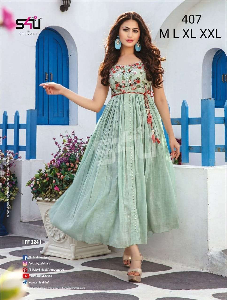 S4u 407 Designer readymade collection at wholesale Rate 