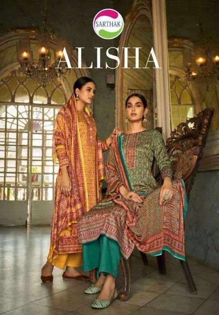 Sarthak Alisha Pure Cotton Silk Digital Print With Diamond W...